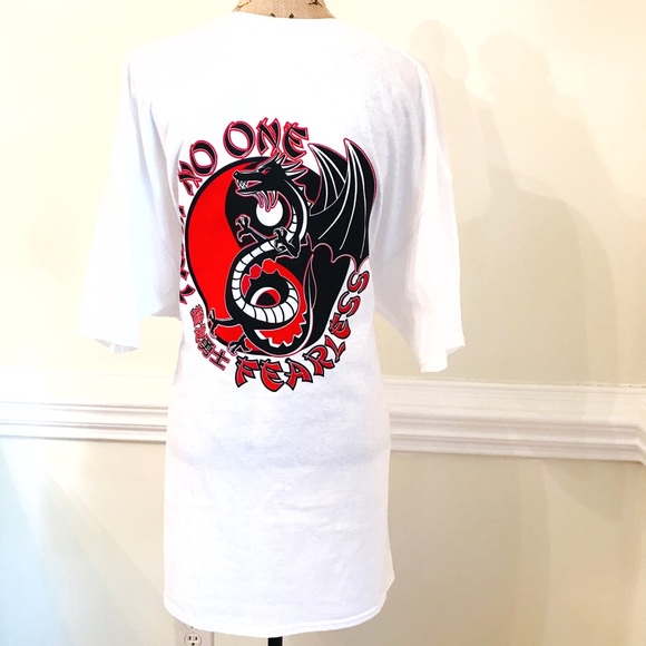 Young & Wild Kung Fu Dragon Tee Shirt USA MADE! - Picture 3 of 6